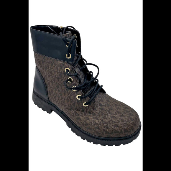 Michael Kors Women's Alistair Bootie Signature Brown - Medium - Picture 1 of 3